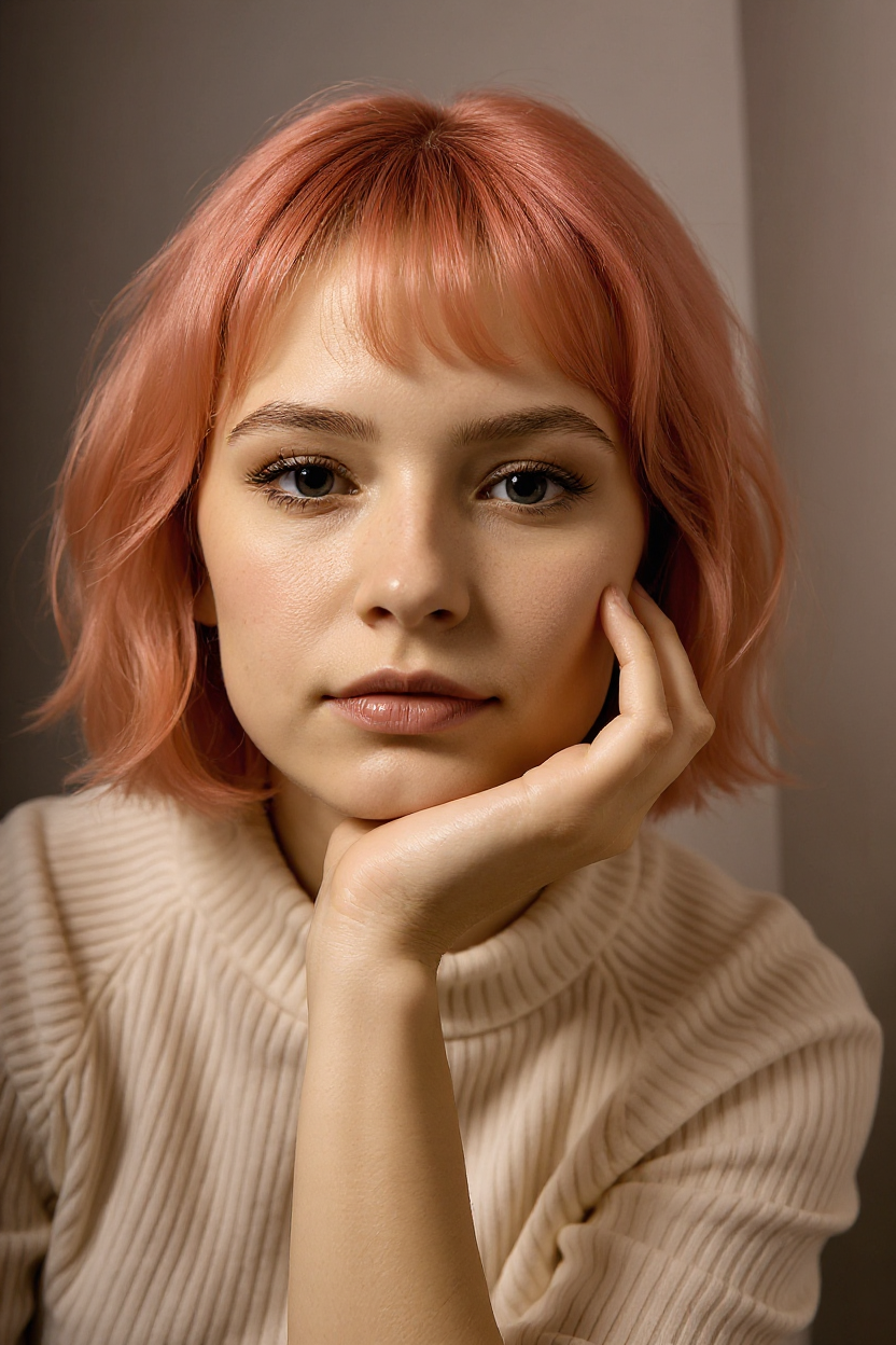 Side-Swept Bangs