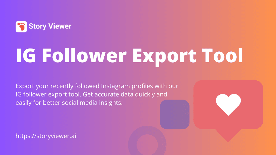 IG Follower Export Tool – Effortless Instagram Data Export